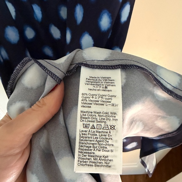 J.Crew High-Neck Slip Dress in Dot Drapey Cupro NWT Size 4 - Picture 7 of 7